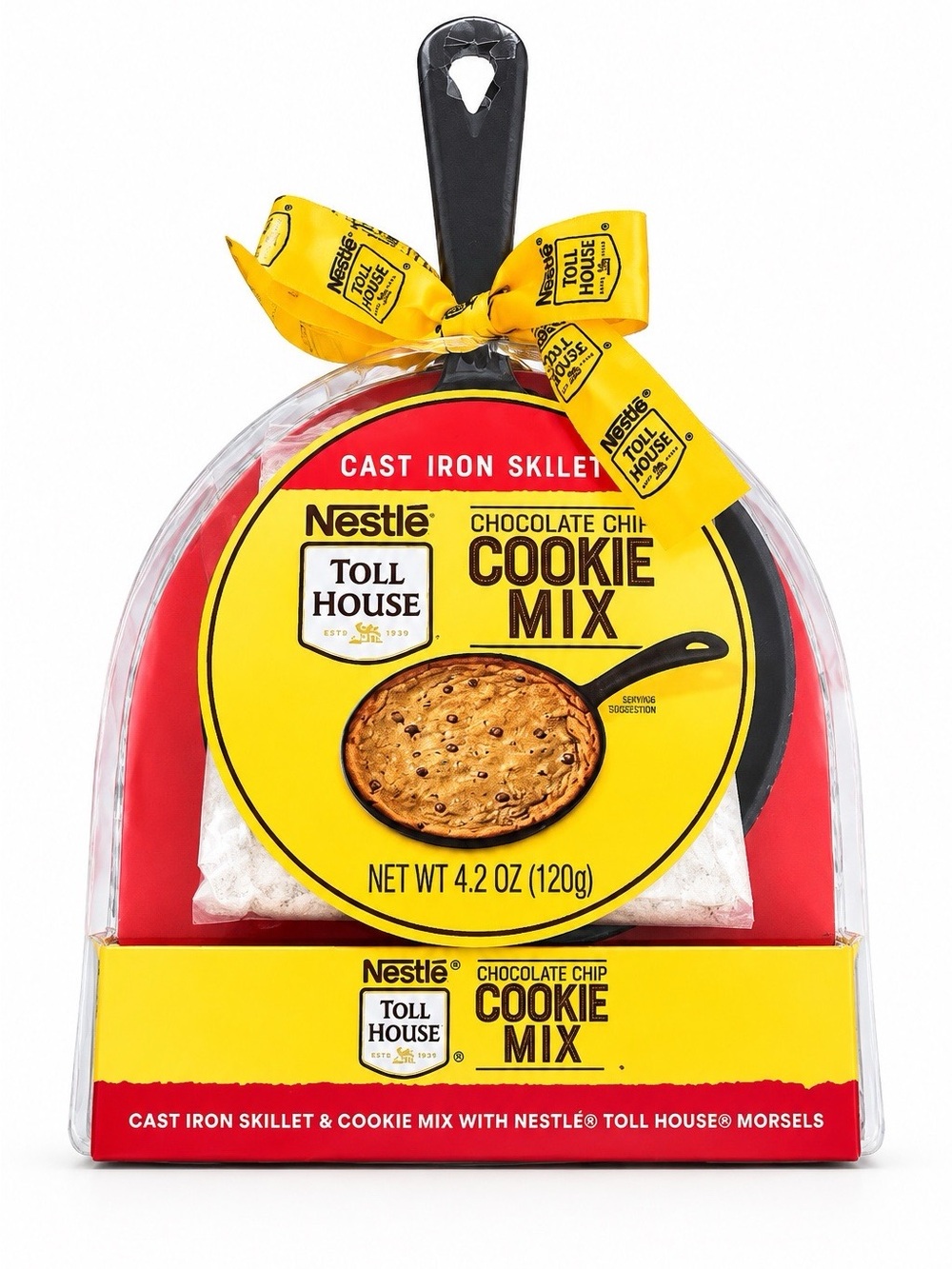 NESTLE Cast Iron Cookie Cake Pan with Mix